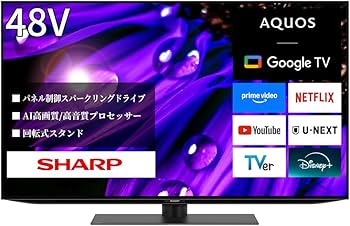 Amazon.co.jp: シャープ 48V型 有機EL テレビ AQUOS OLED 4T-C48EQ2 4K